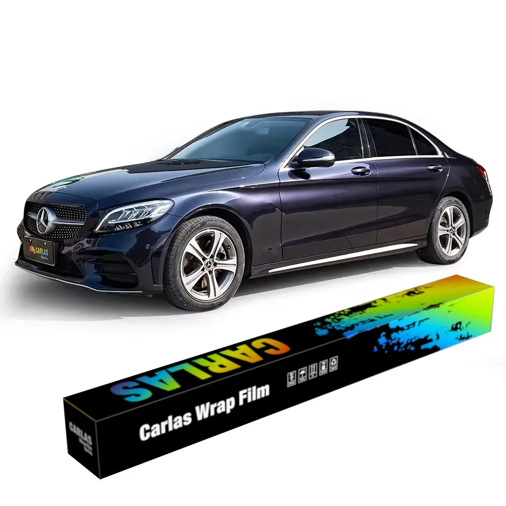 Car Body Wrap Film Charcoal Gray Blue Harcoal Color Paint Protection Film Car TPU Color PPF